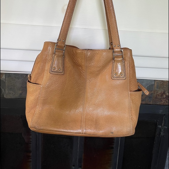 Fossil Purse, light brown soft leather. - Picture 1 of 12